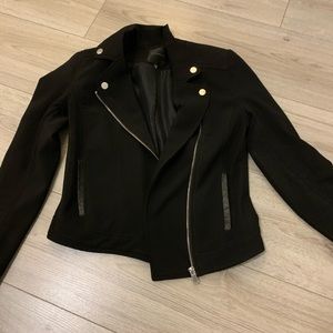 Dynamite black moto jacket Xs